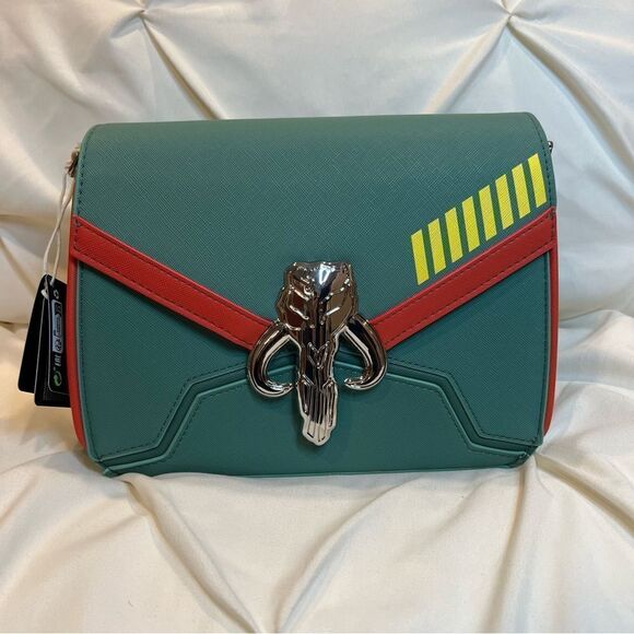 Loungefly X Disney Star Wars Boba Fett Cosplay Crossbody Bag NWT